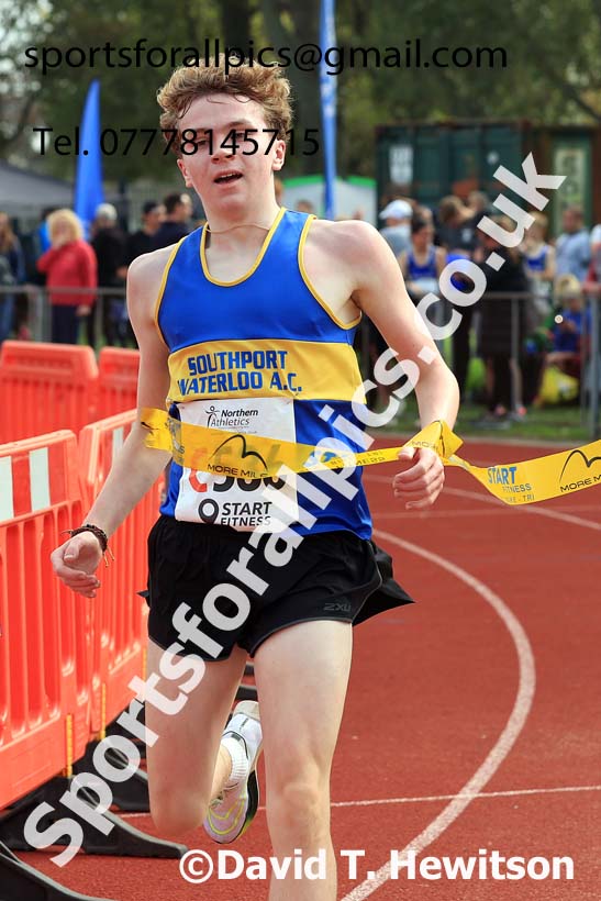Boys Under-15s, 2024 Northern Mens 6 and Womens 4 and Youngsters Relays, Stanley Park, Blackpool.  Photo: David T. Hewitson/Sports for All Pics
